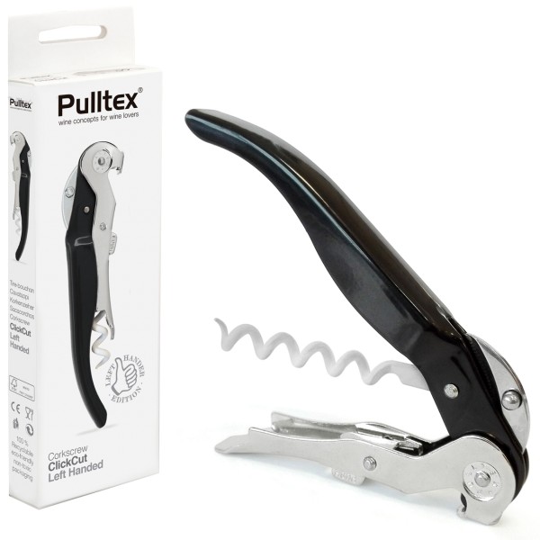 Pulltex Linkshänder Korkenzieher - ClickCut - Kellnermesser
