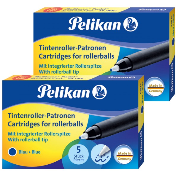 Pelikan Tintenroller Patronen - 2 x 5er Pack