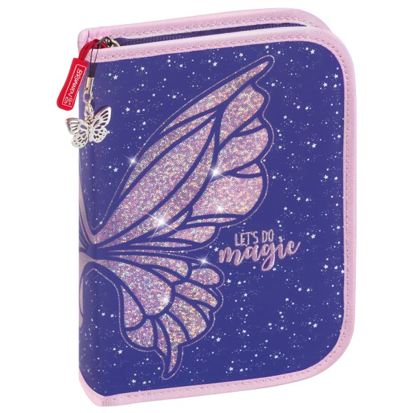Brunnen Federmappe Schmetterling · Magic Butterfly · 2 Klappen · gefüllt