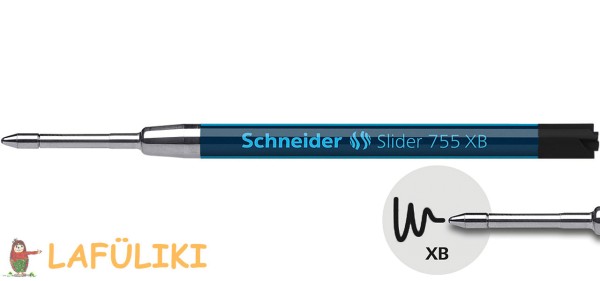 Kugelschreibermine für XXL Kuli für Senioren - Slider 755 XB