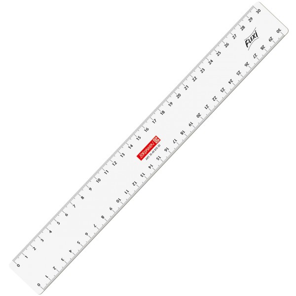 Lineal Flexi 30 cm für Rechts- und Linkshänder