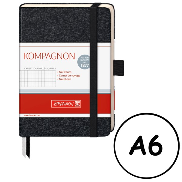 Brunnen Notizbuch A6 - Kompagnon