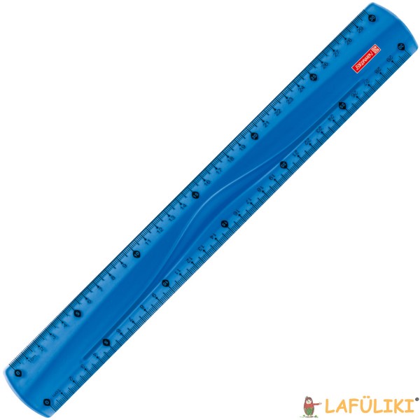 Brunnen Lineal 30cm für Links- & Rechtshänder - Color Code