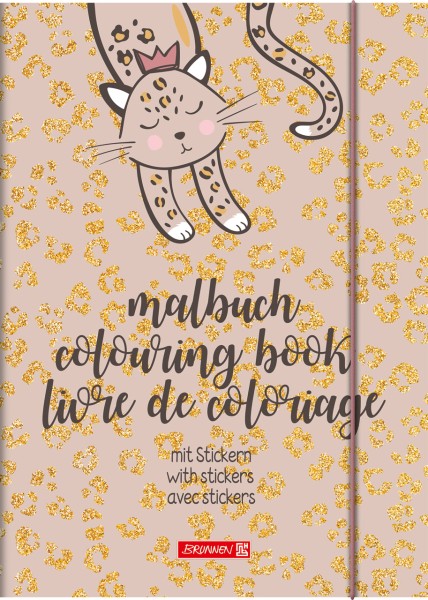 Brunnen Malbuch für Kinder - Katze Sweet Wild Cat