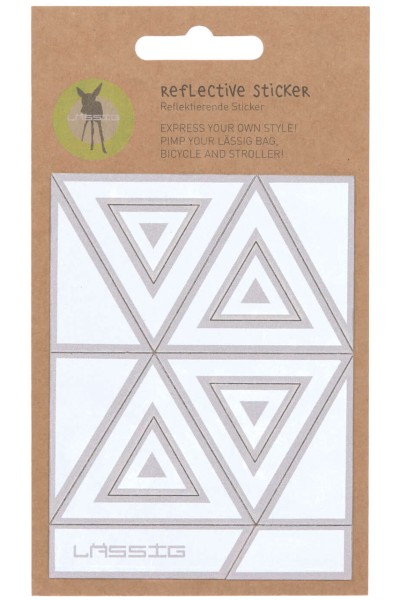 Lässig Reflektierende Sticker · Dreiecke · Set