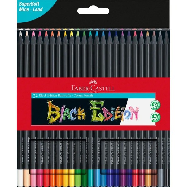 Faber-Castell Black Edition 24er Set · Buntstifte