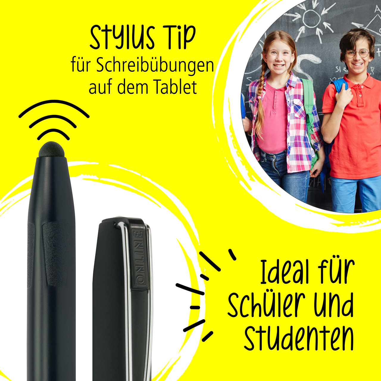 ONLINE-Switch-Plus-Tintenroller-mit-Stylus-Tip-Smartphone-Tablet-26016-schwarz-black-lafueliki
