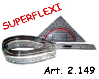 Superflexi Linealset für Linkshänder u. Rechtshänder