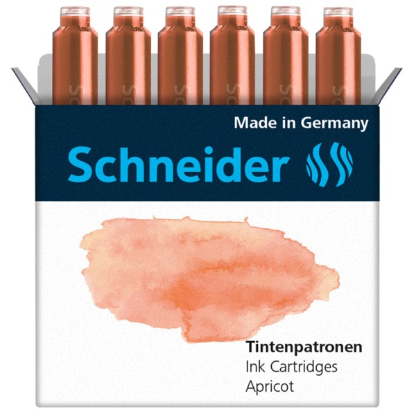 Schneider Pastell Tintenpatronen Standard 6er