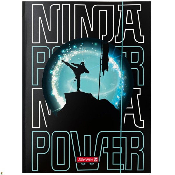 Brunnen Sammelmappe A3 · Ninja Power · aus Pappe