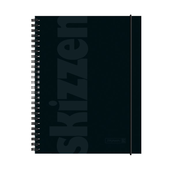 Brunnen Skizzenbuch A5 blanko · Hardcover · mit Spiralbindung
