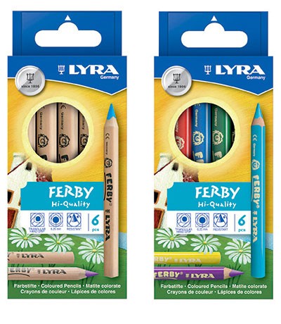 Lyra Ferby Dickkernbuntstift 6er Set
