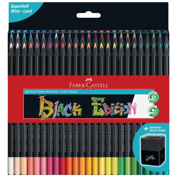 Faber-Castell Black Edition 100er Set · Buntstifte