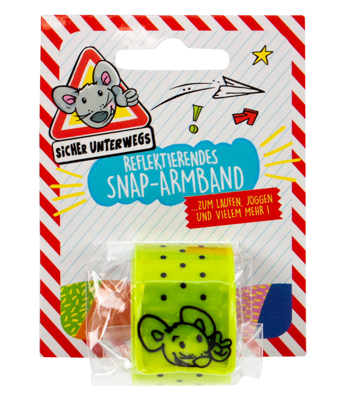 948489 Trendhaus BUDDYS Snap It-Lineal 30 cm Armband Schule 