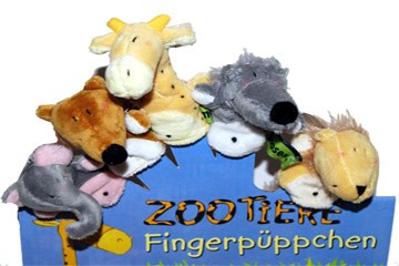 Fingerpüppchen Zootiere 5er Set