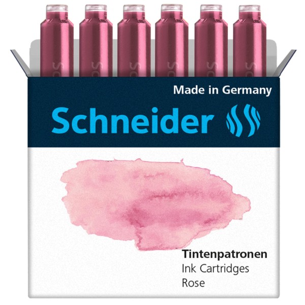 Schneider Pastell Tintenpatronen Standard 6er