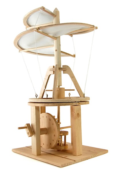 Leonardo Da Vinci · Holzbausatz · Helikopter
