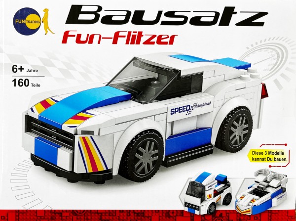 FUN TRADING Klemmbaustein-Bausatz Fun-Flitzer · Auto