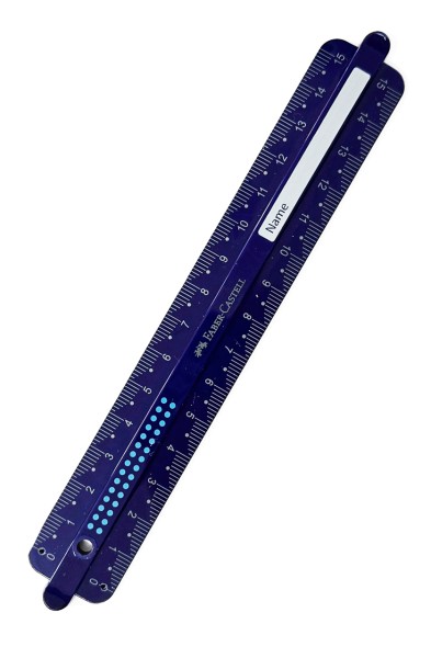 Faber-Castell Lineal · Dots · Sparkle · 15 cm